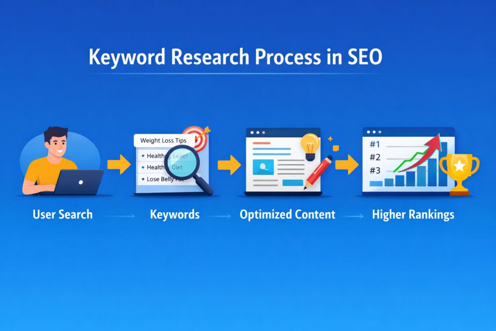 keyword research process in seo