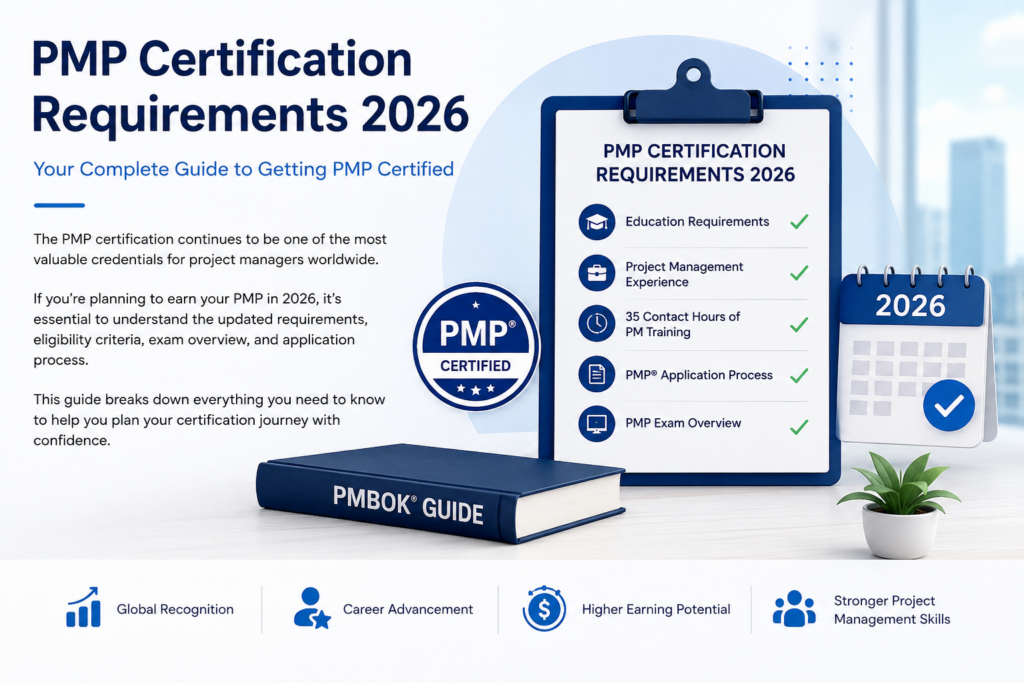 pmp certification requirements 2026 overview